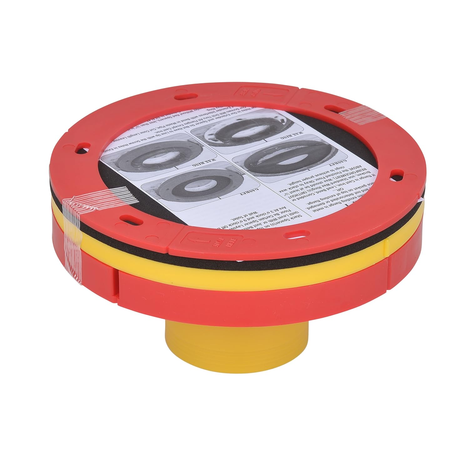 Tools & Home Improvement Yellow 1/43/8 Red OATEY 43404 SetRite Toilet