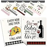 Miss Adola Swedish Dishcloths for Kitchen - 5 Pack Reusable Dish Cloths for Washing Dishes Absorbent Cute Funny Kitchen Towels Cleaning Sponge, Funny Kitchen