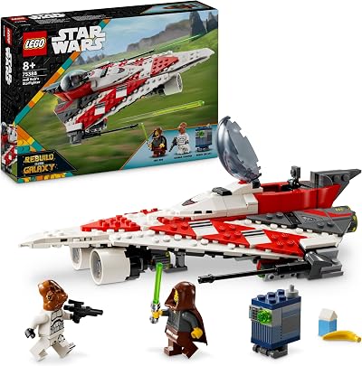 LEGO Star Wars Jedi Bob’s Starfighter 75388 Buildable Toy Vehicle with
