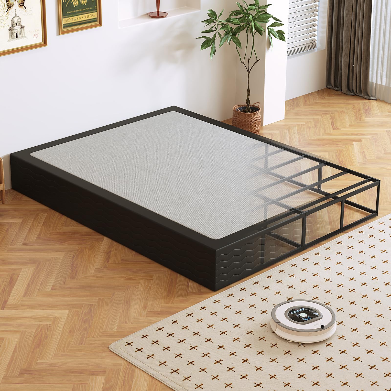 Photo 1 of ***Factory seal****

Arhomefurni 10 Inch High Profile Queen Box Spring, Heavy Duty Metal Frame Mattress Foundation with Fabric Cover, Easy Assembly, Noise-Free (10 Inch, Queen)