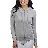 ToBeInStyle Women's Long Sleeve Full Zip-Up Thermal Hoodie
