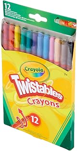 CRAYOLA Twistables Colouring Crayons Multicolor 12 Count Pack of 1 view 2
