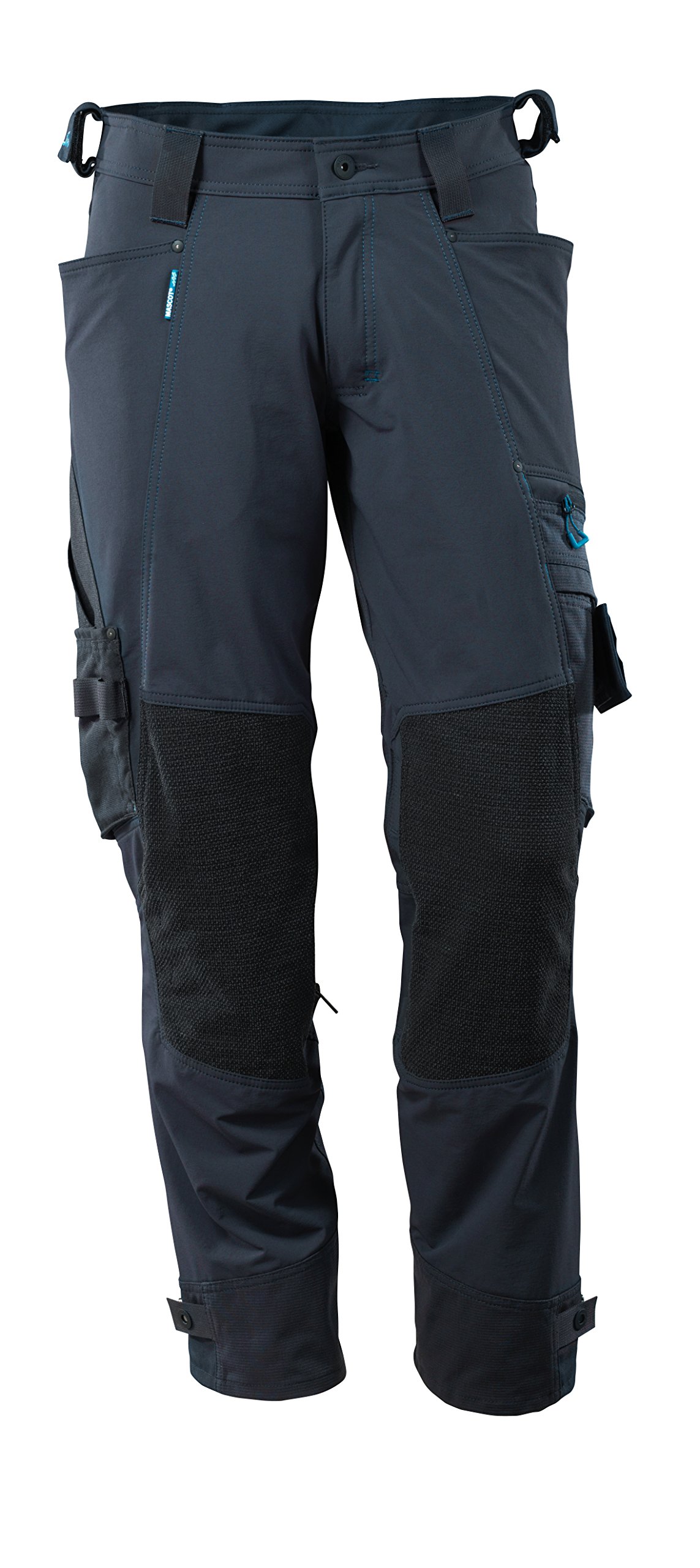 Mascot 17079-311-010-90C52 Trousers with Dyneema-Stretch, Black/Blue, 90C52