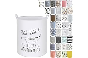 RoyBoder Collapsible Laundry Basket in Bedroom Waterproof Laundry Hamper in Bathroom Large Laundry Bag in College Dormitory Cloakroom Livingroom Nursery Organizer Toy Bin