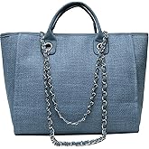 Busnos Tote Bag for Women Large Canvas Travel Handbags Bag Womens Work Tote Bags With Zipper Cute Bags