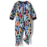 The Children's Place boys And Toddler Fleece Long Sleeve Zip Front One Piece Footed Pajamas,sleep & Play