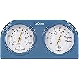 La Crosse 104-288BL-TBP Blue Analog Thermometer and Humidity Gauge