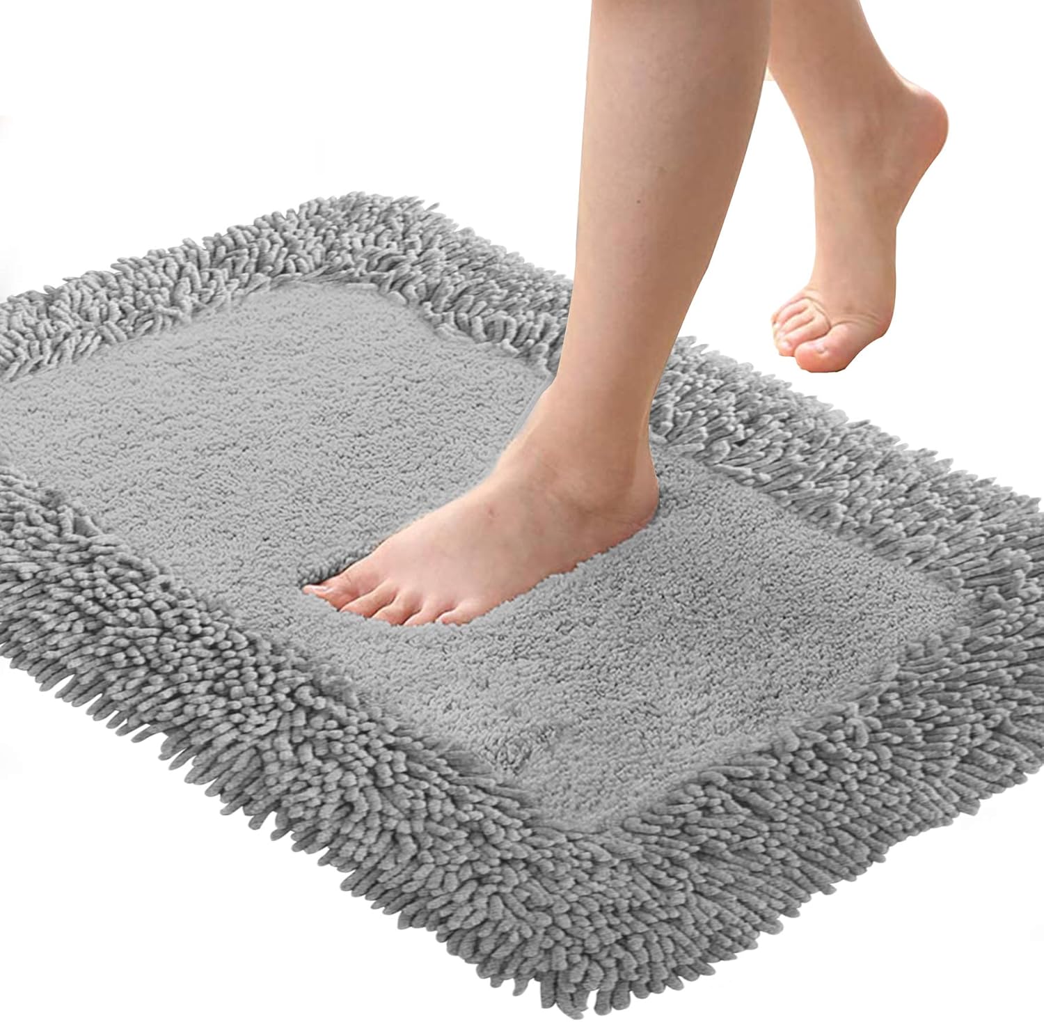 Amazon バスマット Cozyone 足ふきマット お風呂マット 玄関マット 2種類のマイクロファイバー 吸水 サラサラ速乾 滑り止め付 丸洗い ソフトタッチ ドアマット キッチン 湯上がりマット 浴室マット バス用品 グレー 50x80cm Cozyone 浴室足ふきマット 通販