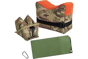 IronSeals Shooting Rest Bags Front and Rear Support Sand Stand Holders Bench Rest for Rifle Hunting