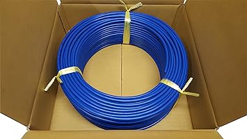 【クリックで詳細表示】日本製線 高性能ギガビット伝送対応LANケーブル (Cat6) 100m巻(青色) 0.5 - 4P NSGDT6 (BL) (100)