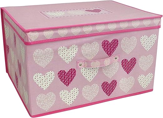 large pink toy box