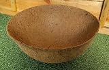 Ambassador 4x Natural Coco Hanging Basket Liners 14 Inch cupped shape view 6