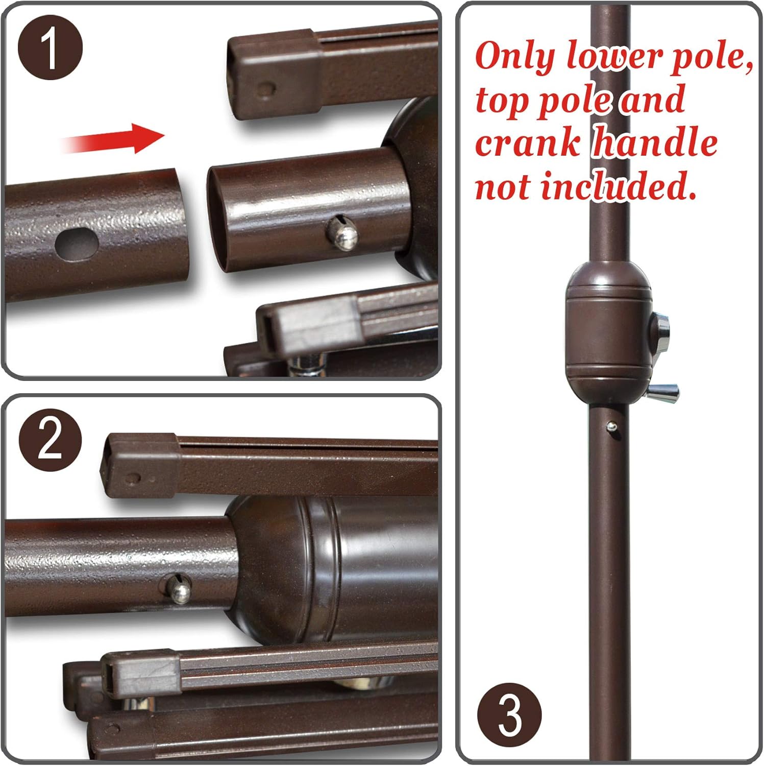 Strong Camel Replacement Patio Umbrella Lower Pole 33 5 Amazon Co Uk Garden Outdoors