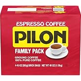 Pilon Espresso Arabica Coffee 10 Ounce (Pack of 4)
