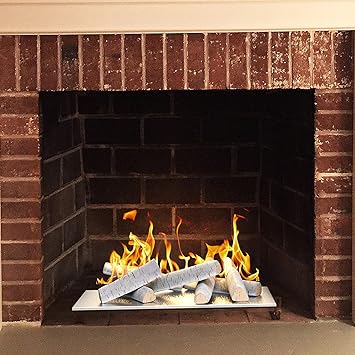 Amazon Com Regal Flame 8 Piece Set Of Ceramic Wood Medium Gas