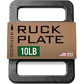 GORUCK Ruck Plate, USA Made Cast Iron Weight for Rucking | Fits GORUCK Rucker and Ruck Plate Carrier, Ergonomic Handles, Powder Coated, For Rucking, Strength Training and Fitness