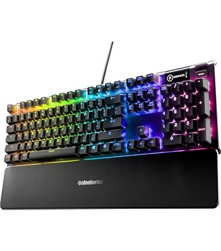 SteelSeries 64825 Rapid Trigger, Gaming Keyboard, Mini Size, Apex