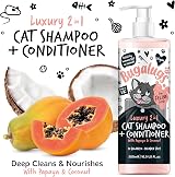 BUGALUGS 2 in 1 Cat Shampoo & Conditioner 500ml Papaya Coconut view 3