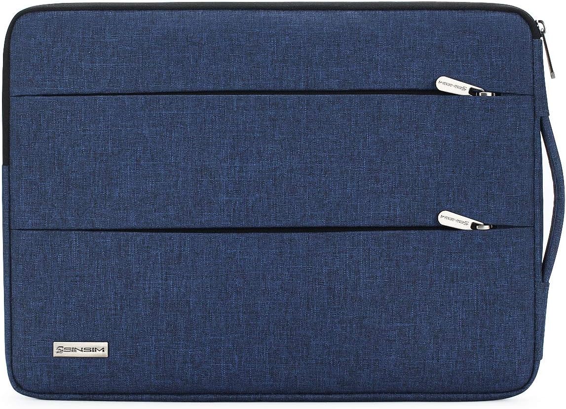 SINSIM 10.1 Inch Tablet Sleeve Case with Handle Compatible Apple 11" iPad Pro 2020/10.5" iPad Air / 10.5'' iPad Pro / 10.2" iPad / 10 Inch Surface Go, Blue