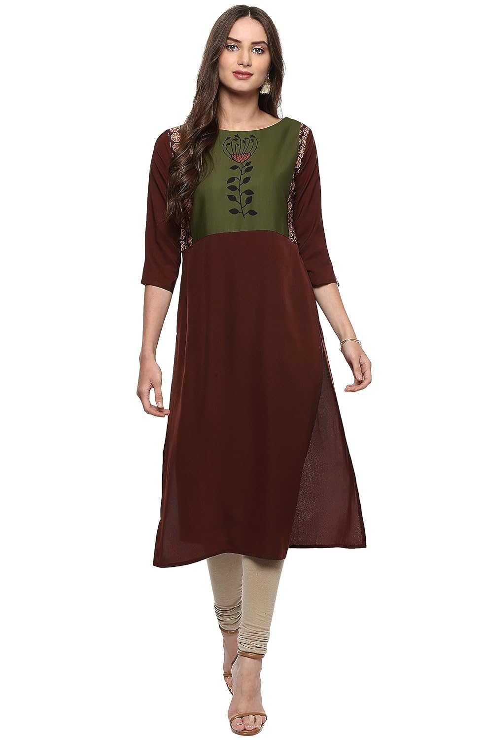 janasya women's polyester kurta