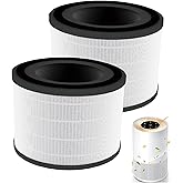 2 Pack AP-S0610L Air Filter Replacement for MOOKA AP-S0610L Air Purifier, H13 True Hepa Filter, 3-IN-1 High-Efficiency Filtration System, Activated Carbon Layer Replacement Filter