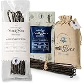 15 Madagascar Vanilla Beans Grade A - Gourmet Bourbon Vanilla Pods 6.3-8.3" - For Baking, Cooking &amp; Homemade Vanilla Extract - VanillaBros