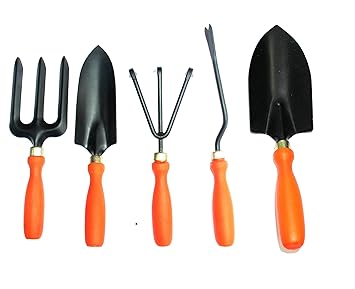 Samsansteel Gts Garden Tool Set (Set Of 5)(Orange)