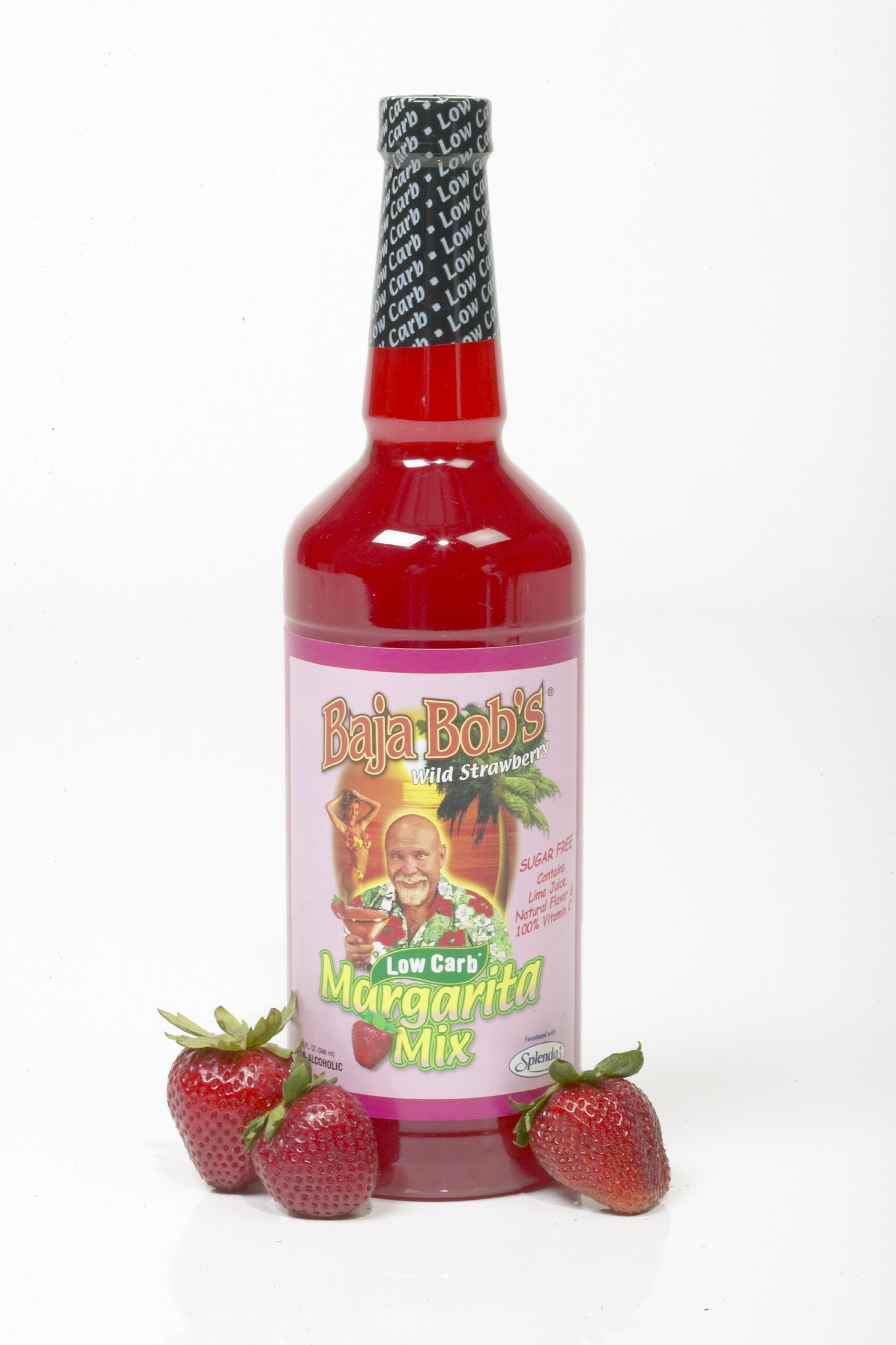 Baja Bob's Strawberry Margarita Mix Sugar Free & Low Carb 32 Free Shipping 677304995037 eBay