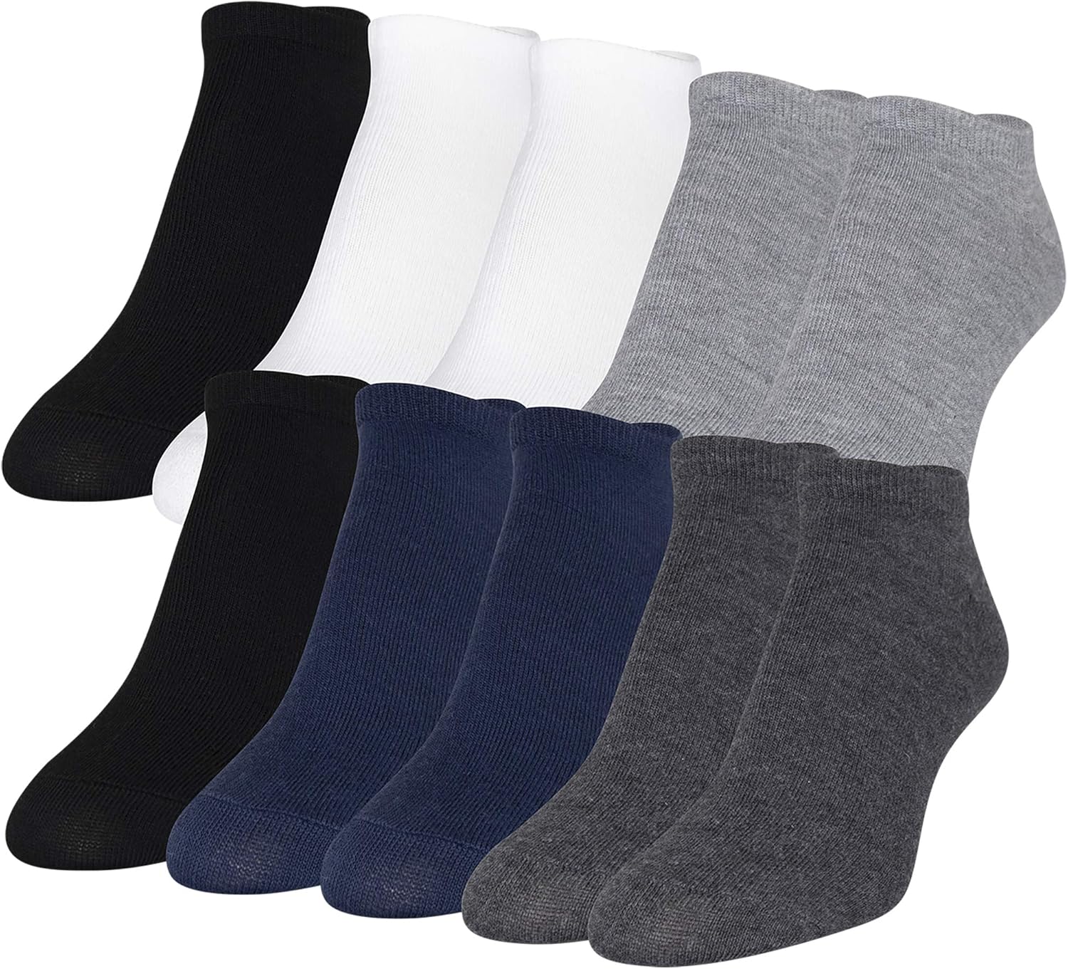 Gold Toe Women's Lightweight No Show Socks, 10Pairs, Charcoal/Navy, Medium Amazon.ca Clothing