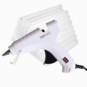 ApTechDeals 40w 40 Watt Hot Melt Glue Gun Coated Nozzle With FREE 15 Glue Sticks