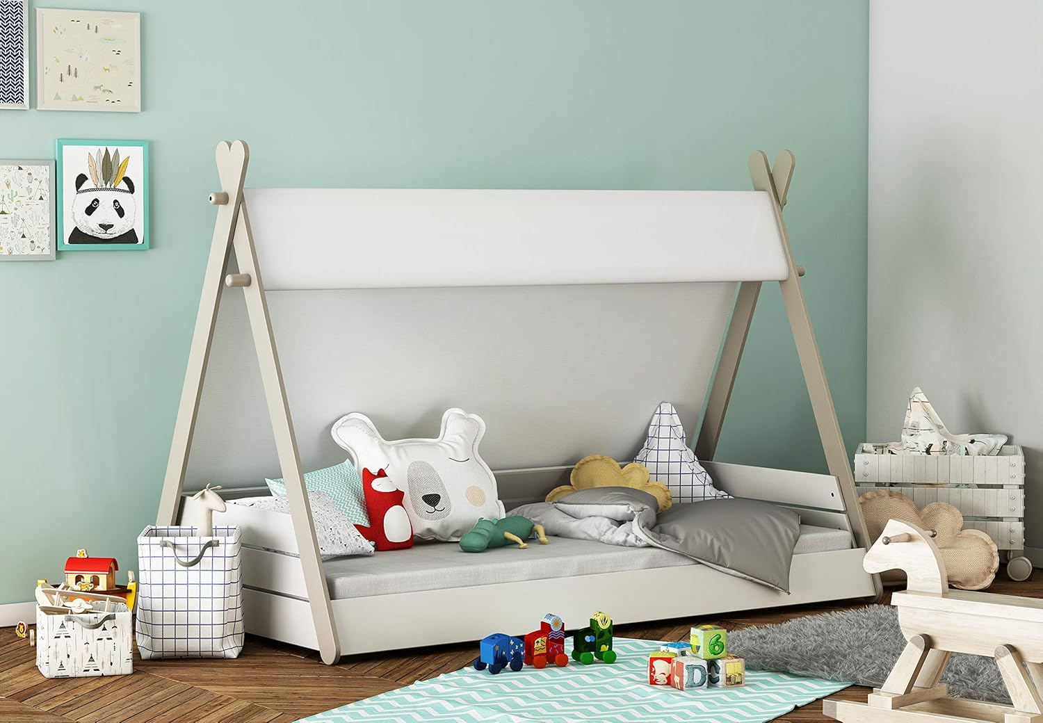 Lit Enfant Forme Tipi 70 X 140cm Demeyere Design Original Sommier 13 Lattes Inclus Collection Totem Meubles Chambre D Enfant Eng Bouldermicrofinance Org