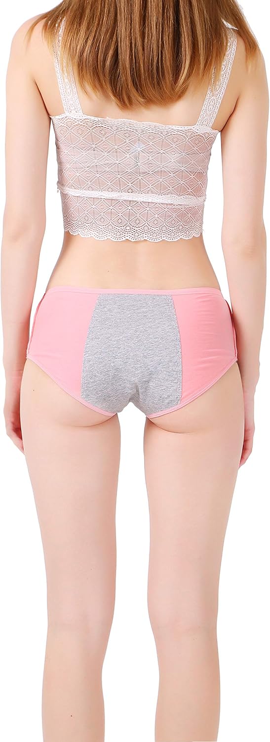Hellove Cotton Period Panties Menstrual Leak Proof Protective Briefs For Teen Girls,Women: Clothing
