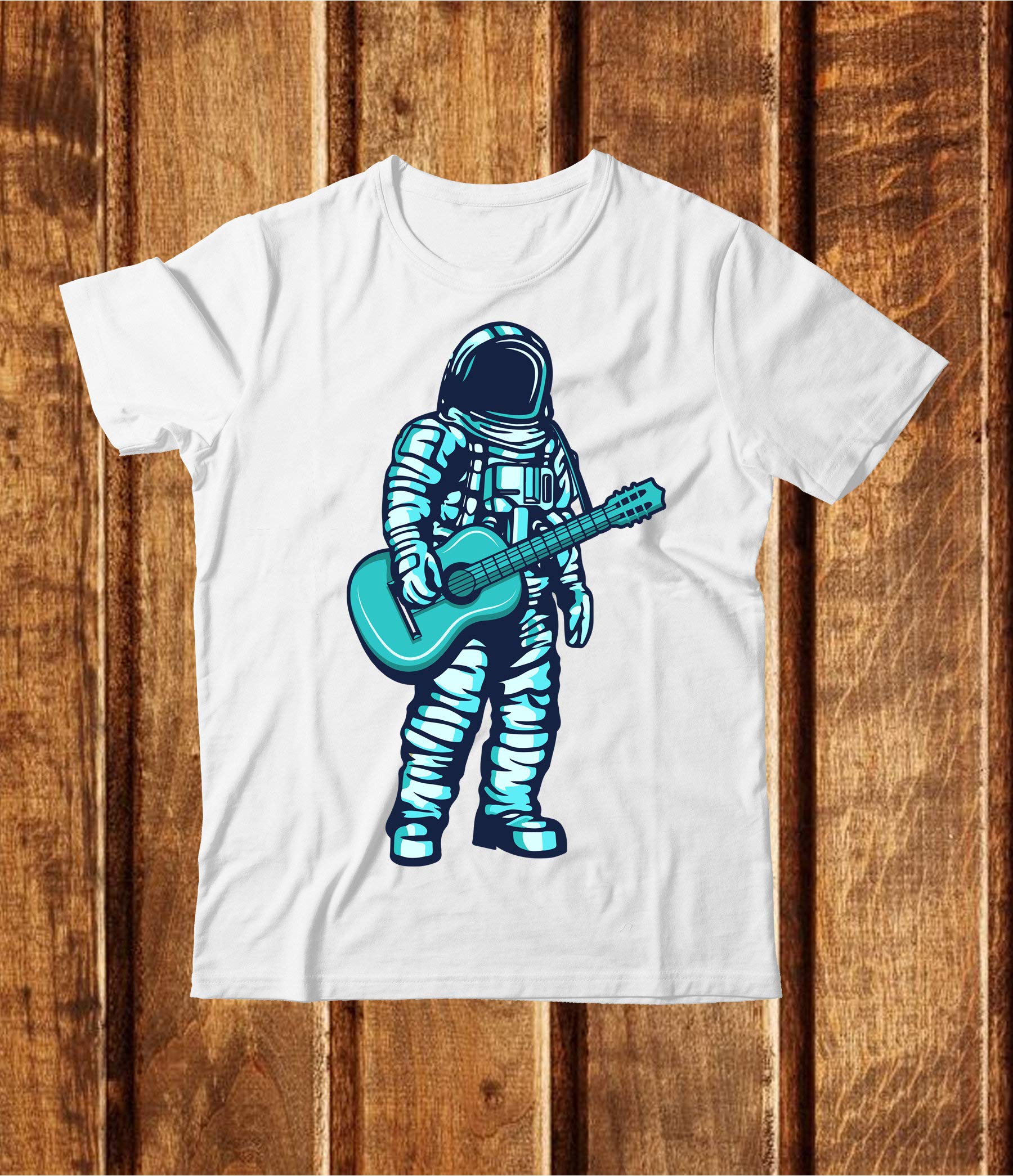 Astronaut With Guitar Musician Music Tea Gift Guitar Marching Band Guitaris Orchestra Funny Music S T Shirt
