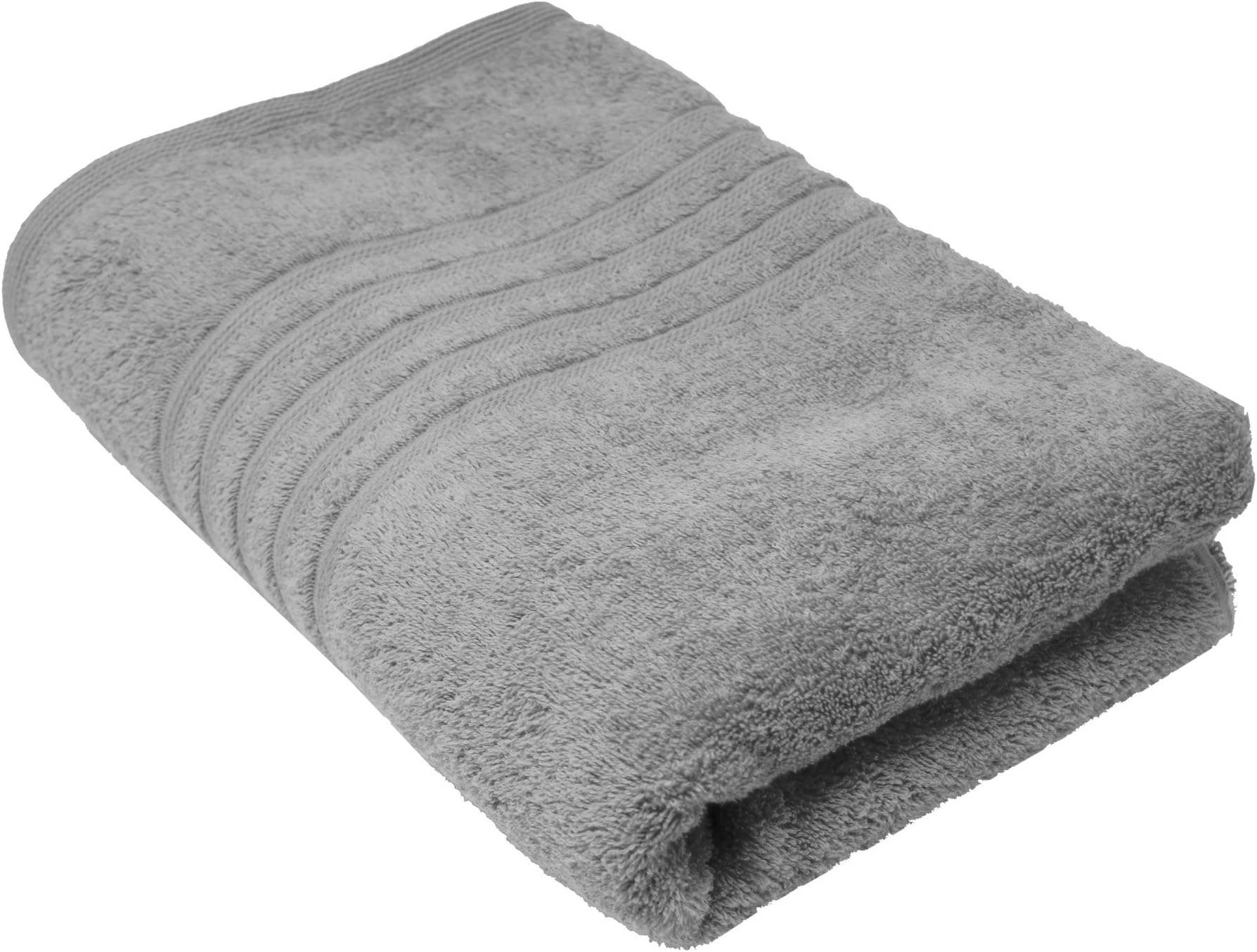 Lashuma bath towel grey - stone, sauna towel oversize 85x220 cm, London terry towel made of 100% cotton