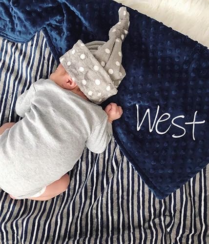 minky baby blanket personalized
