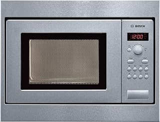 Bosch HMT75M551 Serie 2 Einbau-Mikrowelle / 800 W / 17 L / Drehteller 24,5 cm / Türanschlag Links / Edelstahl / AutoPilot 7 / automatische Leistungsstufe nach Gewicht