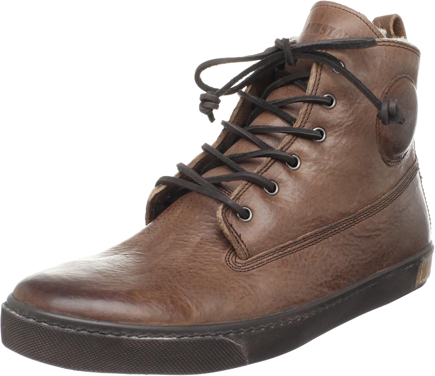 shearling lined high top sneakers