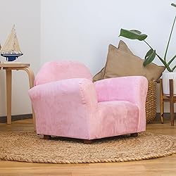 Roundy Toddler Armchair with Soft Microsuede