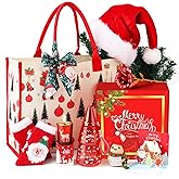 Gift baskets for Women, Gift Sets for Mom, Her, Wife, Girlfriend, Care Package for Women, Birthday Unique Gifts, Holiday Gifts Basket with Canvas Tote Bag Sock Tumbler Flower