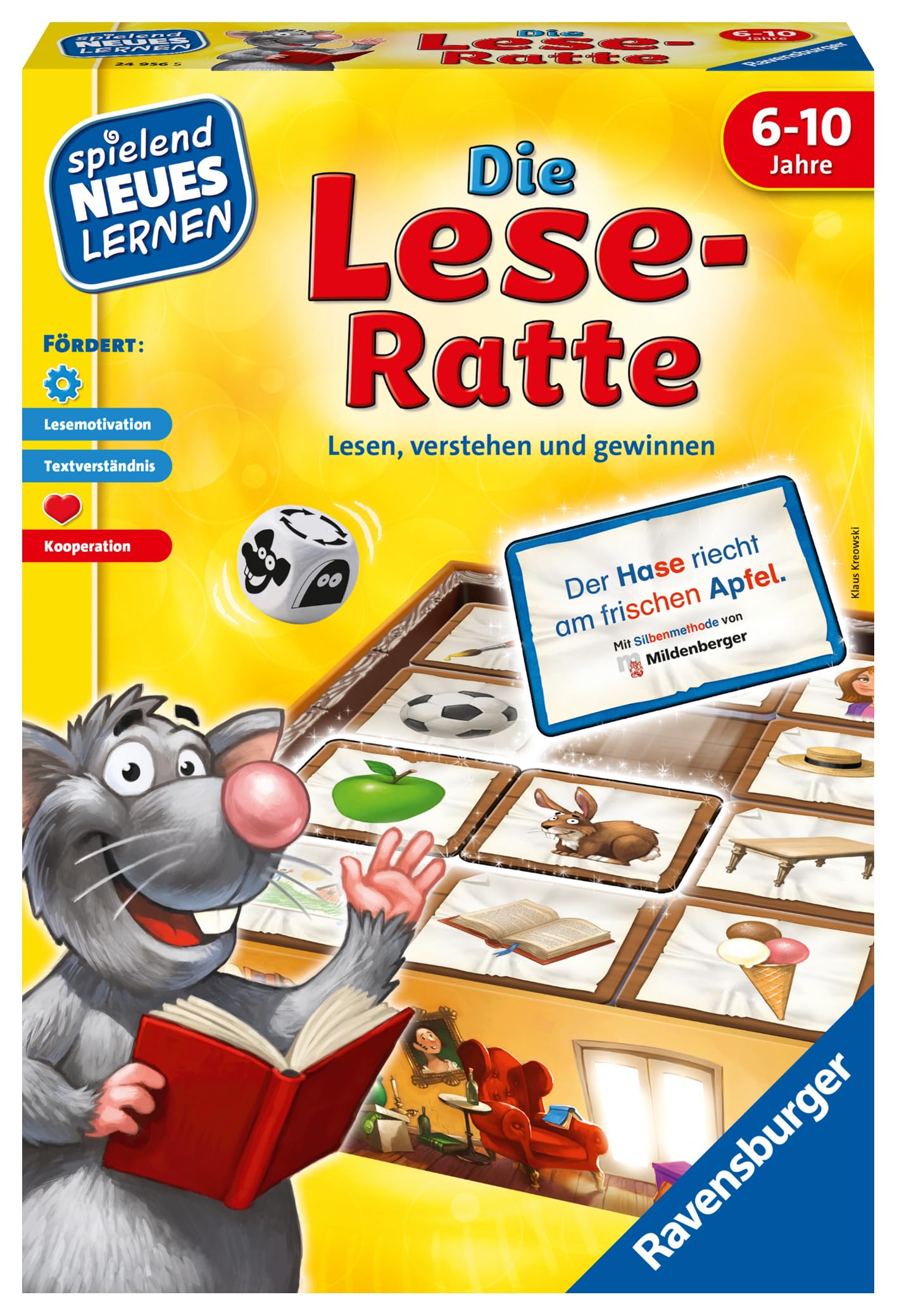 Ravensburger Spielen und Lernen 24956 “Die Lese-Ratte” (English version not guaranteed)