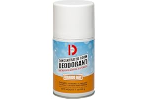 Big D 473 Concentrated Room Deodorant for Metered Aerosol Dispensers, Mango Bay Fragrance, 7 oz (Pack of 12) - Air freshener Ideal for restrooms, Offices, Schools, Restaurants, Hotels, Stores
