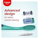 Colgate 360 Deep Clean Soft Toothbrush 4 Pack - Bacteria Removal view 4
