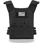 KUIEDIS Tactical Outdoors Vest,Fully Adjustable Breathable,Lightweight Modular Paintball Police Airsoft Vest