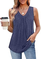 OFEEFAN Womens Tank Tops Loose Fit Summer Workout