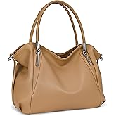 HESHE Leather Shoulder Purses for Women Tote Handbags Top Handle Bags Designer Satchel Handbag Ladies Hobo Bag Crossbody Bags