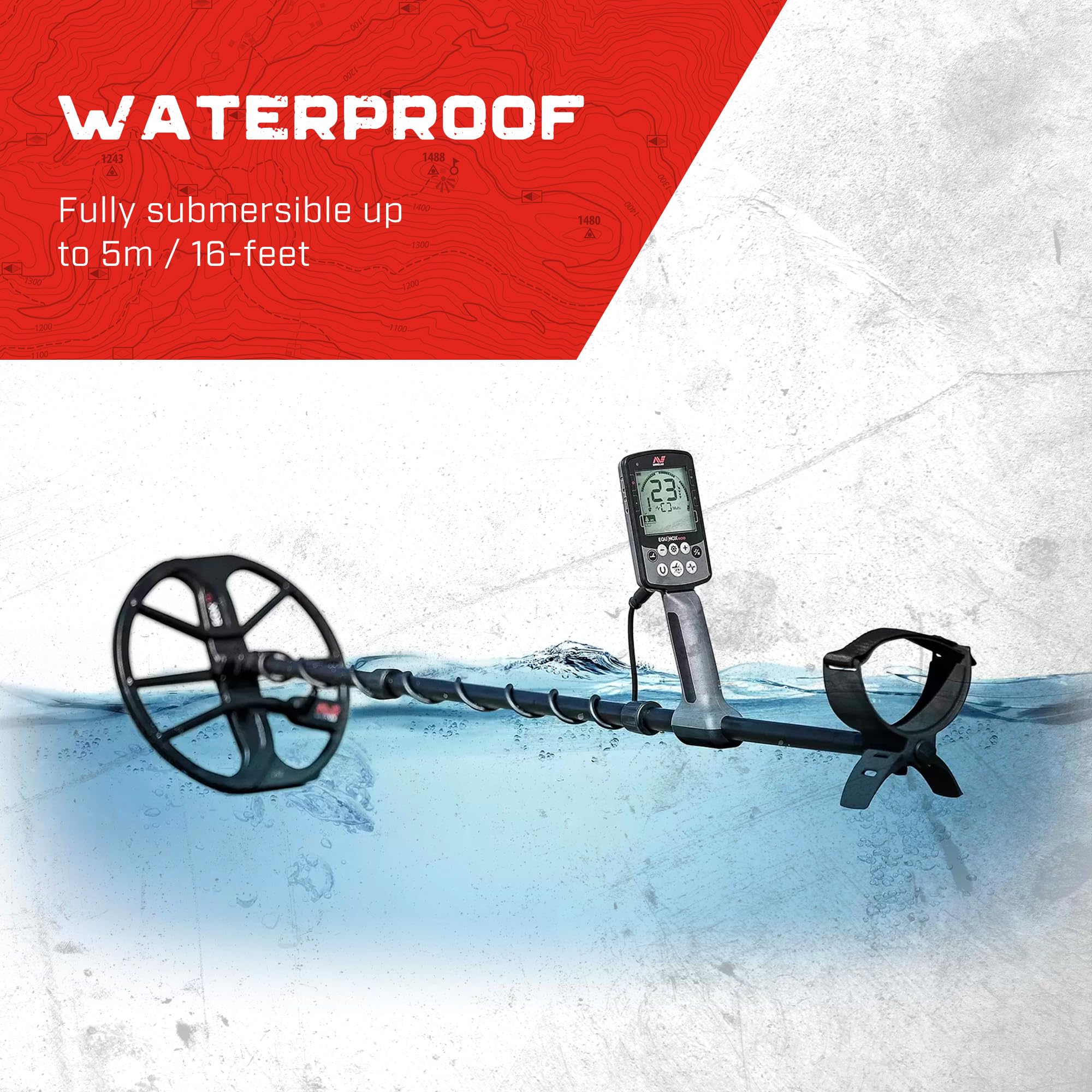 Minelab Equinox 700 MultiFrequency Collapsible Metal Detector for