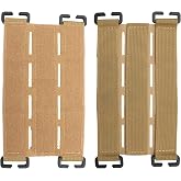 Molle Patch Panel with Laser Cutting Loop, Molle Patch Display Holder Hook &amp; Loop Tactical Pad Panel for Backpack,9.5X3.7 Inch