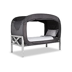 Privacy Pop Bed Tent (Twin) - BLACK