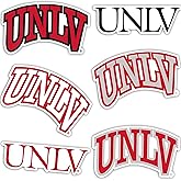 Desert Cactus University of Nevada Las Vegas Sticker UNLV Rebels Vinyl Decal Laptop Water Bottle Car Scrapbook Sheet (Type 2)