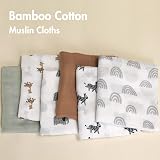 GLLQUEN BABY Muslin Squares 6 Pack 70x70 cm Cotton Bamboo Blend view 8